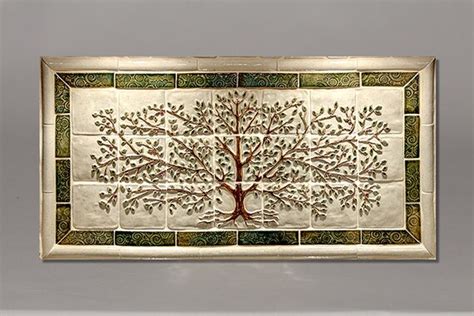 Items Similar To 18x35 Ceramic Tile Tree Mural For Installation On Etsy