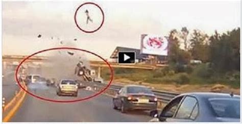 Worst Accident Ever Recorded The Car Throw Out Her 20 Meters65 Feets