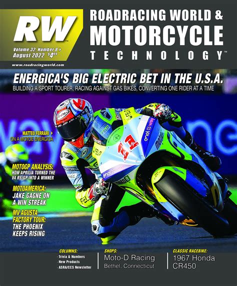 august 2022 roadracing world magazine motorcycle riding racing and tech news