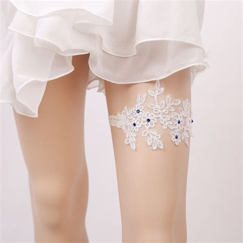 We did not find results for: Wedding Garter Blue Rhinestone Embroidery Flower White ...