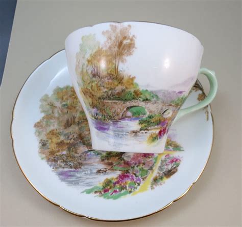Vintage Shelley Fine Bone China Made In England Cup And Saucer From