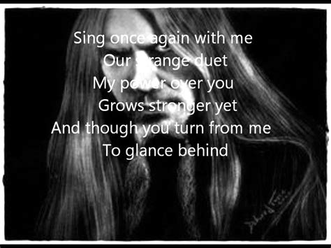 Nightwish Phantom Of The Opera Lyrics Youtube