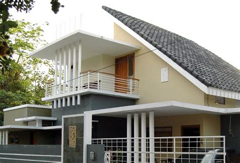 Atap model ini cukup umum dipakai karena 6. Desain Rumah Tingkat Atap Miring | Tukang Desain Rumah