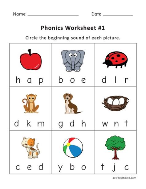 Vowel Sounds Kindergarten Phonics Worksheets Vowels Kindergarten
