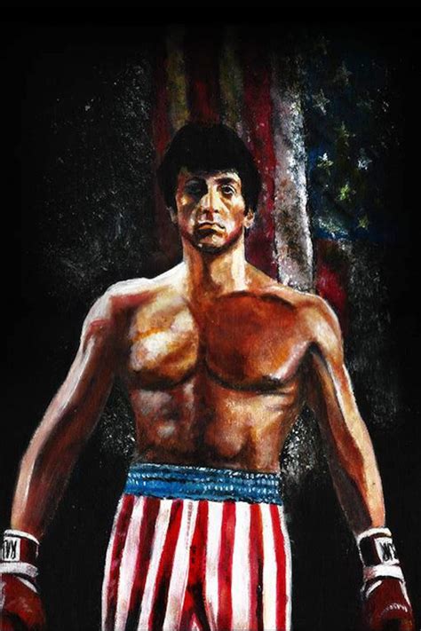 Rocky Iv Rocky Balboa Limited Edition Art Print Etsy
