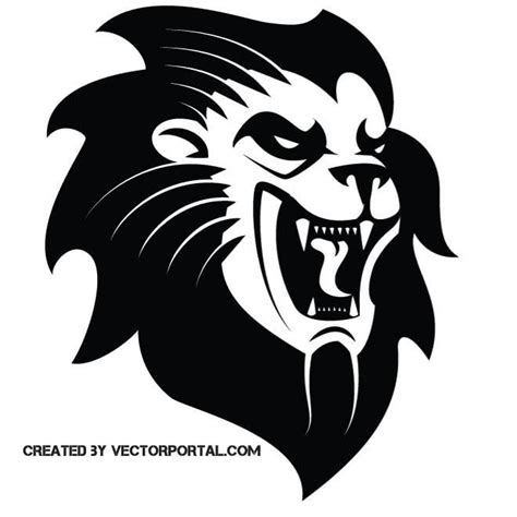 Lion Roar Stencil