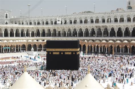 The Kaaba In Al Masjid Al Ḥarām The Sacred Mosque Built By The