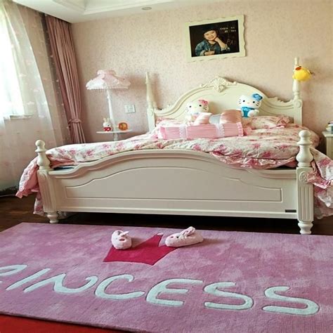 Hlzhou soft faux fur rug white sheepskin chair cover seat. Visit to Buy The pink princess carpet mats crown simple ...