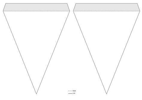 Triangle Pennant Banner Template Png Icons In Packs Svg Download Free