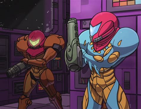 I Just Finished Metroid Fusion And I Had To Make Some Art Of It Metroid