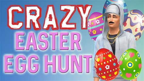 Crazy Easter Egg Hunt Challenge The Sims 4 Youtube