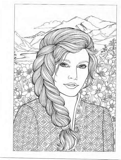 Portrait Colouring Pics Free Adult Coloring Pages