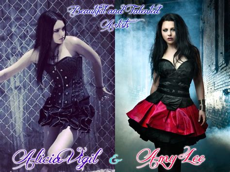 Alicia Vigil And Amy Lee Both Look Like Eachother And They Are Both