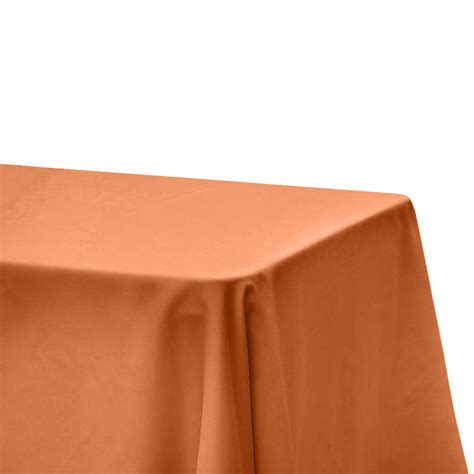 Lamour Satin 90 X 132 Inch Rectangular Tablecloth White At Cv Linens