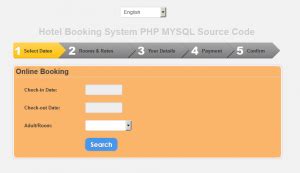 Hotel Booking System Php Mysql Source Code Iwantsourcecodes