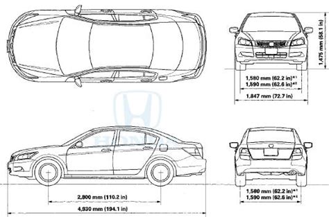 Honda Accord Body Specifications Specifications Honda Accord Mk8