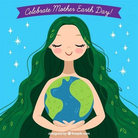 Celebrate Mother Earth Day Mother Earth Drawing Earth Day Drawing