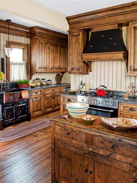 Rustic Country Style Kitchen Made By Wood That You Must See