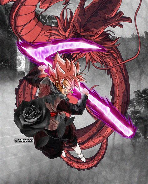 Goku Black Rose Wallpaper Santinime