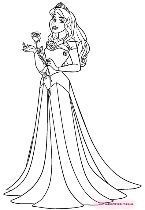 Barbie doll clipart black and white. Aurora disney princess coloring pages download and print ...