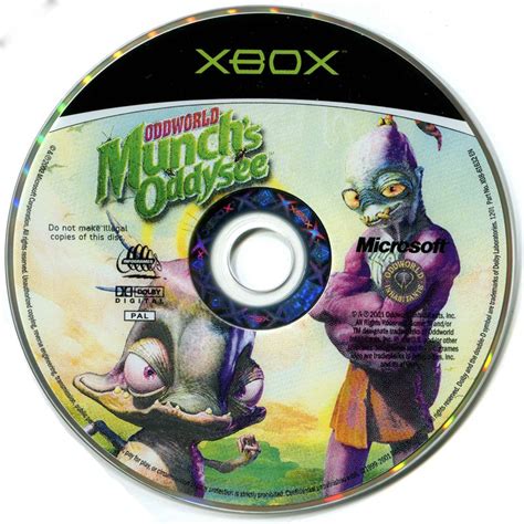 Oddworld Munchs Oddysee 2001 Xbox Box Cover Art Mobygames
