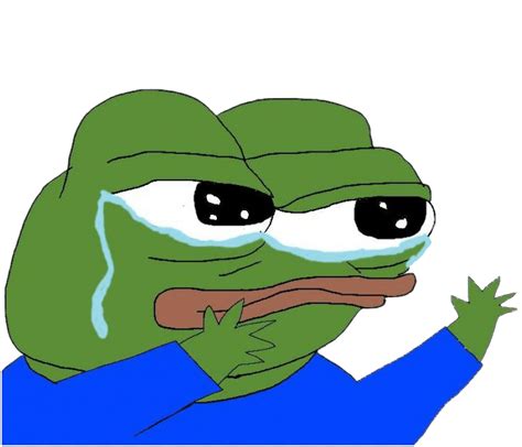 Sad Pepe The Frog PNG Transparent Picture | PNG Mart png image