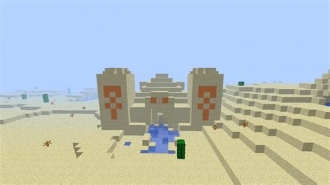 Sand Village Temple Minecraft Map