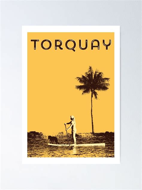 Torquay Travel Poster Size A1 A2 Poster For Sale By Aaron Kinzer
