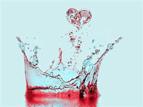 Water Heart Hearts Wallpaper 18479740 Fanpop