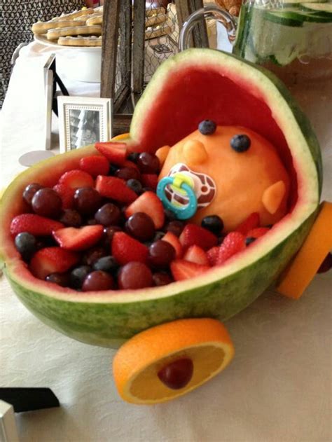 Baby Fruit Salad Baby Shower Fruit Baby Shower Baby Shower Fun