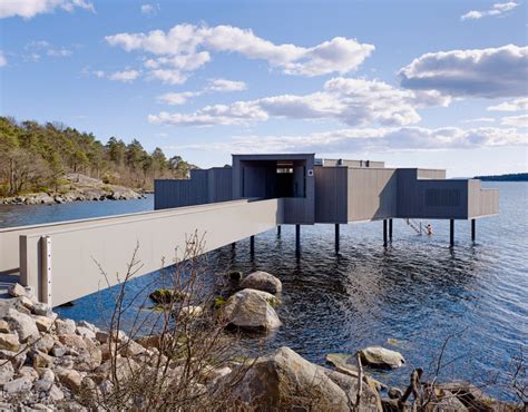 White Arkitekters Pared Back Bathhouse Reinterprets Swedens