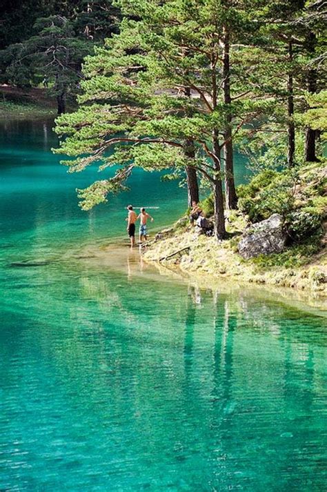 Green Lake In Upper Styria Austria Incredible Pics