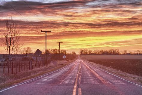 Country Road Sunrise Photograph By James Bo Insogna Fine Art America