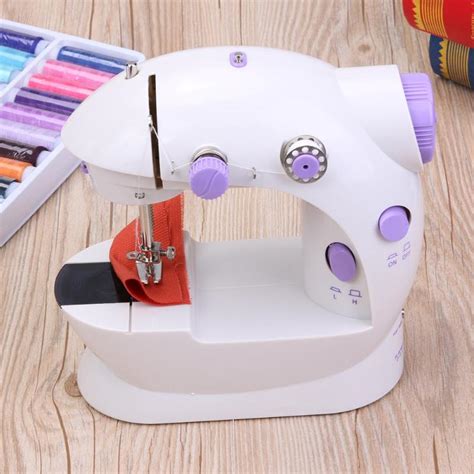 Mini Electric Handheld Sewing Machine Dual Speed Adjustment With Light