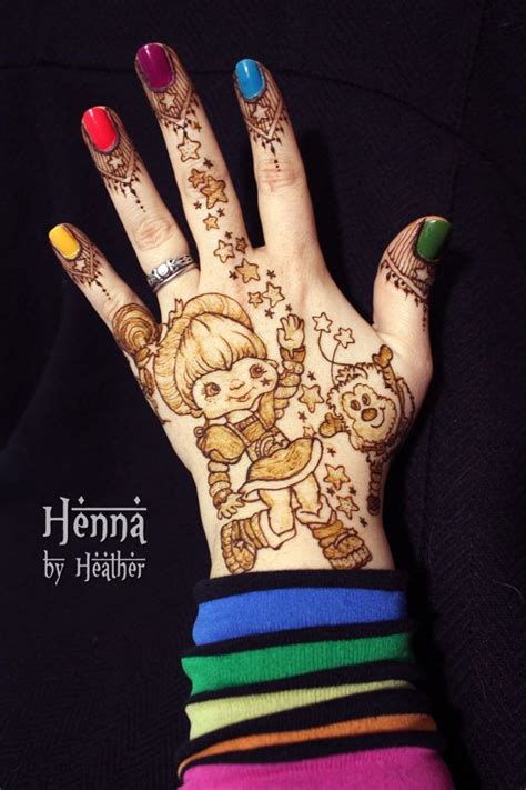 Rainbow Brite Henna Henna Modern Henna
