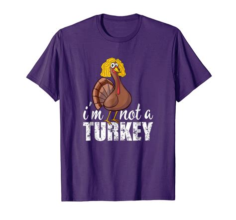 Turkey Funny Lady Thanksgiving Shirt Designed With Cute Turkey Wearing Ladies Women Wig With