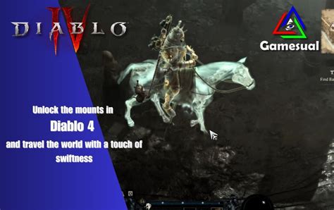 Diablo 4 How To Unlock Mount Solved Gamesual