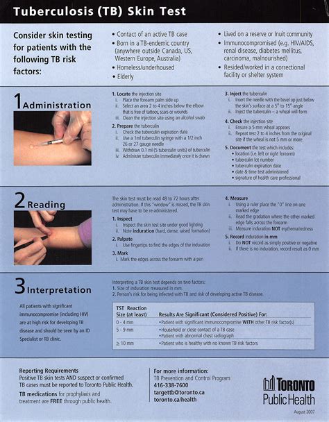 Tb Skin Test Ruler Printable Web Mantoux Tuberculin Skin Testing Rulers