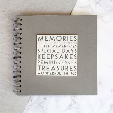 Memories Book Album By Posh Totty Designs Interiors