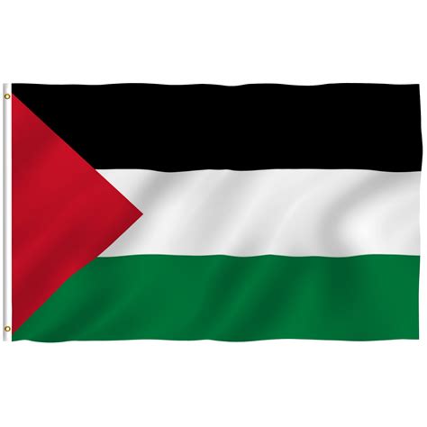 Anley Fly Breeze 3x5 Feet Palestine Flag Outdoor Flag Polyester
