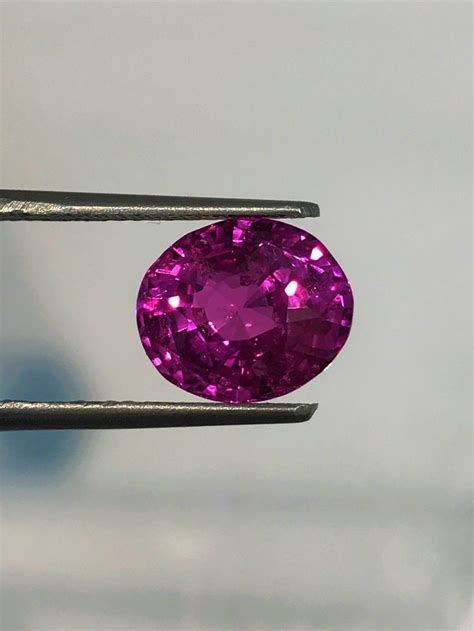 Natural Pink Sapphire 449 Carats Hot Vivid Pink Color Etsy In 2020