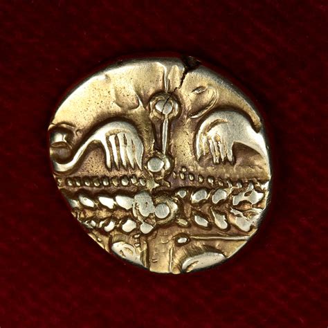 Catuvellauni 1st Century Bc Gold Stater Whaddon Chase Silbury Coins