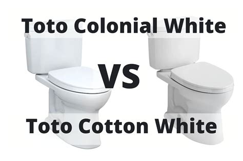 Toto Colonial White Vs Cotton White 5 Main Differences