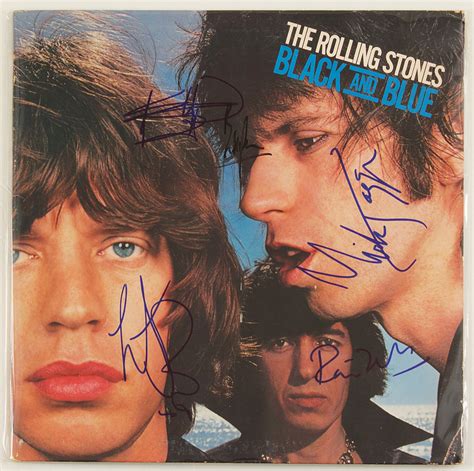 Lot Detail Rolling Stones Signed Black And Blue Album