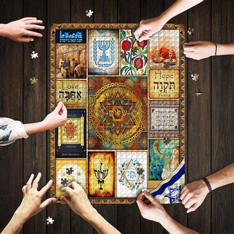 Jewish Culture Jigsaw Puzzle Set