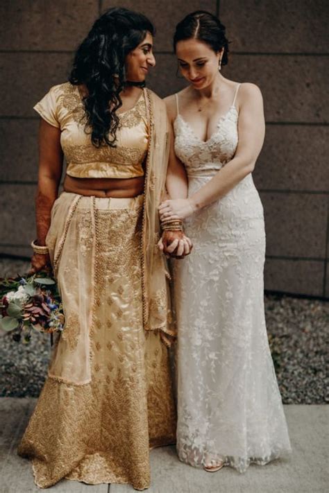 Lesbian Marriage Lesbian Marriage Lesbian Bride Wedding Dress Lesbian