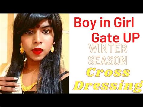 Winter Season Cross Dressing Boy To Girl Transworld Shemale