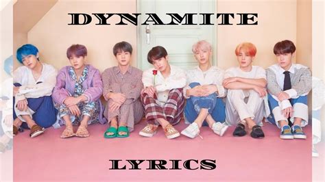 Bts 방탄소년단 Dynamite Lyrics Youtube