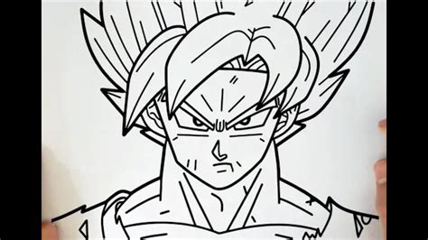 رسم غوكو بأسهل طريقة للمبتدئينhow To Draw Goku For Beginner Youtube