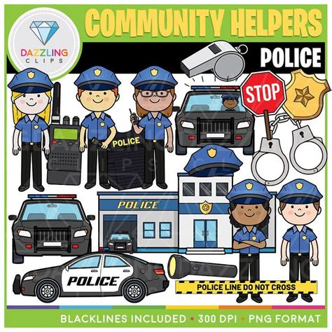 Police Cliparts For The Community Helpers